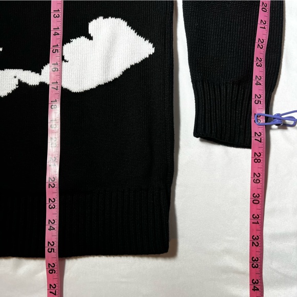 Strxngers Heavy Punk Graphic Crewneck Pullover Knit Sweater HTF RARE Size Small - Picture 10 of 10